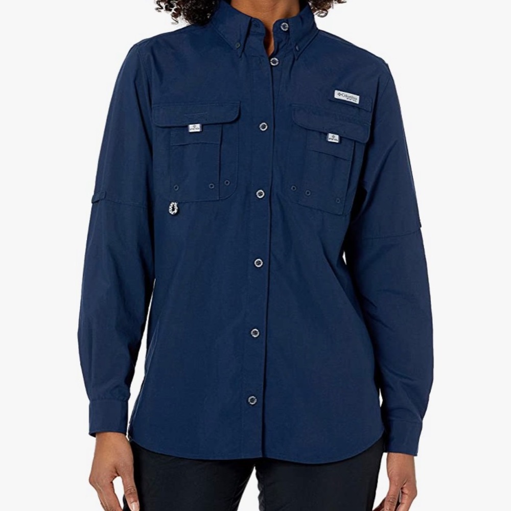 New Columbia Women's PFG Bahama II UPF 30 Long Sleeve Fishing Shirt